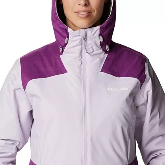 Columbia Women's Tipton Peak Insulated Jacket Pale Lilac/Plum SZ M NWT RET $160 - Picture 3 of 12